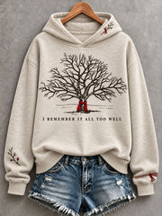 Women's Music Lover Fall Art Prrinted Hoodie