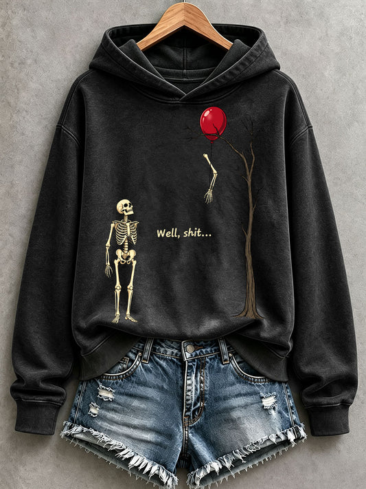 Women's Funny Skeleton Hoodie