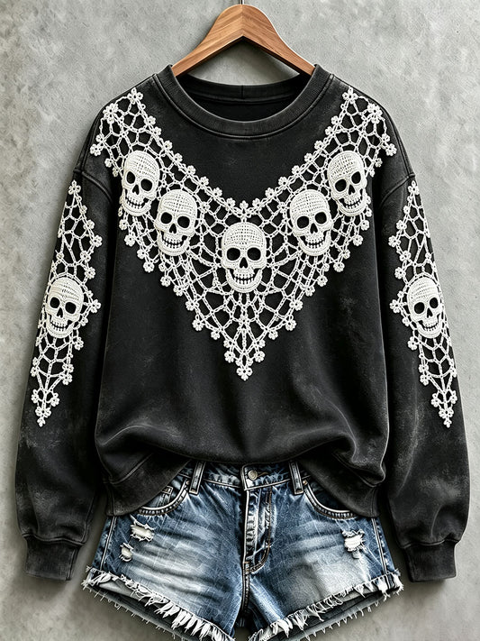 Women's Halloween Skull Sweatshirts