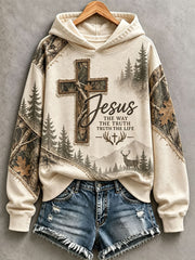 Women's Jesus The Way The Truth The Life  Hoodie