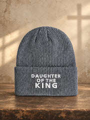 Unisex Christian  Daughter Of The King Print  Beanie