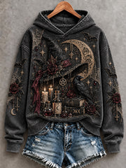 Women's Gothic Halloween Art  Hoodie