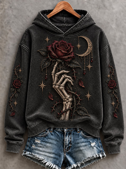 Women's Gothic Halloween Art  Hoodie