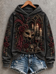 Women's Gothic Halloween Art  Hoodie