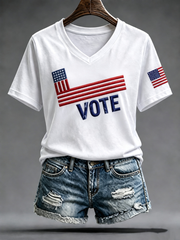 Women's Vote Iron On Short Sleeve T-Shirt
