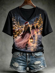 Women's Christmas Short-sleeved T-shirt