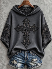 Women's Gothic Cross Christian Hoodies