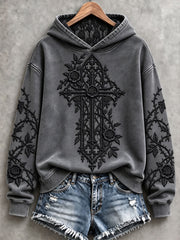 Women's Gothic Cross Hoodies