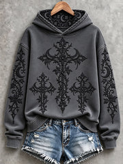 Women's Gothic Cross Christian Hoodies