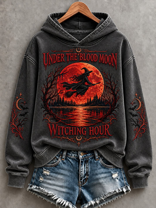 Women's Gothic Halloween Art Hoodie
