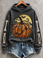 Women's Halloween Pumpkin Art Hoodies