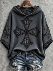 Women's Gothic Cross Christian Hoodies
