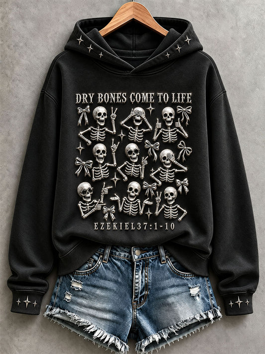 Women's Dry Bones Come To Life Hoodie