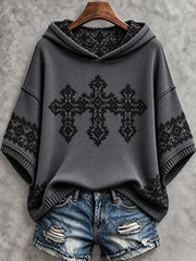 Women's Gothic Cross Christian Hoodies