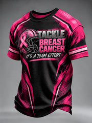 Men's Real Men Wear Pink Breast Cancer Awareness T-shirt