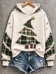 Women's Christmas Tree  Art Hoodie