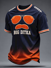 Men's Chicago Football Lover Da Coach Legend Printed T-shirt