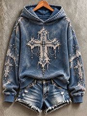 Women's Faith Print Casual Sweatshirt