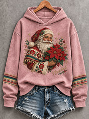 Women's Mexico Merry Christmas Art Printed Hoodie