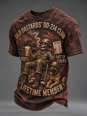 Men's Veterans Day Printed T-shirt