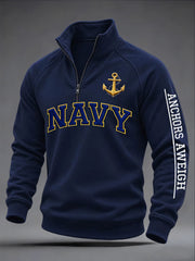 Men's U.S. Veterans Printed Zip-Up Hoodie